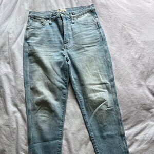 Madewell Stovepipe Jeans Size 29 Raw Hem